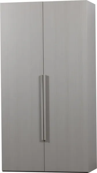 Rens, Wardrobe, grey, H210xW110xD58 cm, walnut