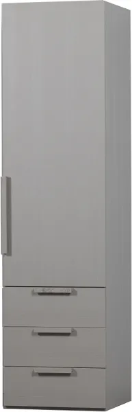 Rens, Wardrobe, grey, H210x55x58 cm, walnut