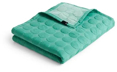 HAY Mega Dot Organic Bedspread 235x245 Sea Green