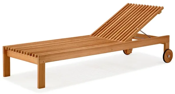 Cane-Line Amaze sun lounger - teak - no cushion