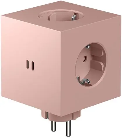 Avolt Square 2 Power Strip Old Pink