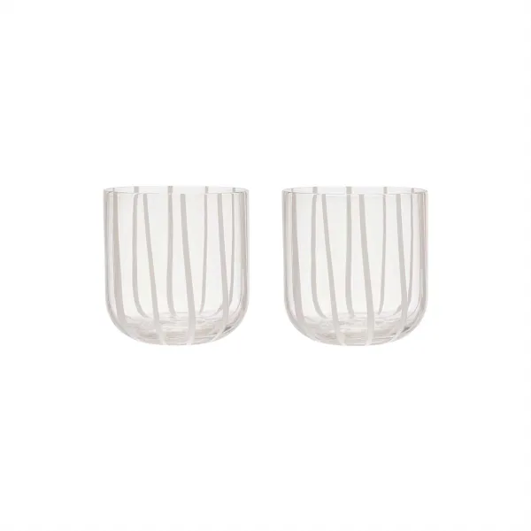 OYOY LIVING Mizu Glass - 2 pcs - Clear Glass